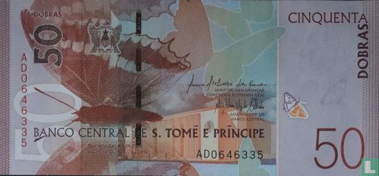 Sao Tome and Principe 50 Dobras - Image 1