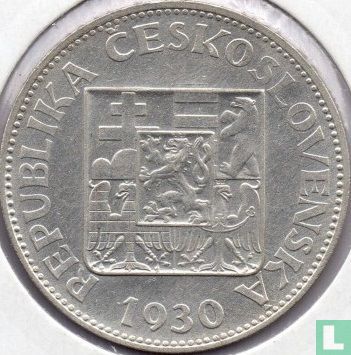 Tchécoslovaquie 10 korun 1930 - Image 1