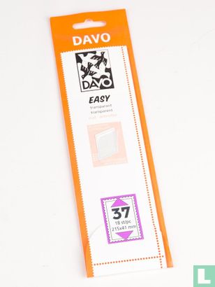 Davo Easy stroken transparant T37 (215 x 41mm) 18 stuks - Afbeelding 1