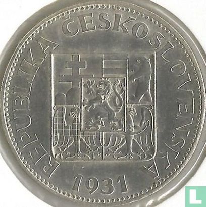 Czechoslovakia 10 korun 1931 - Image 1