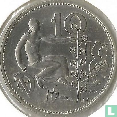 Tsjecho-Slowakije 10 korun 1931 - Afbeelding 2