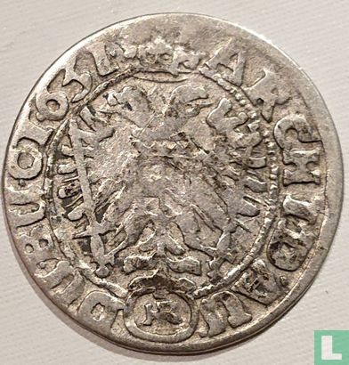 Silezië 3 kreuzer 1631 - Afbeelding 1
