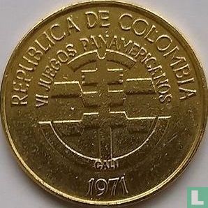 Colombia 200 pesos 1971 (PROOF) "6th Pan-American Games in Cali" - Afbeelding 1