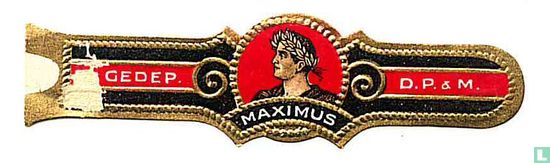 Maximus - Gedep.  - D.P. § M. - Afbeelding 1