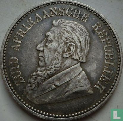 Zuid-Afrika 2½ shillings 1897 - Afbeelding 2