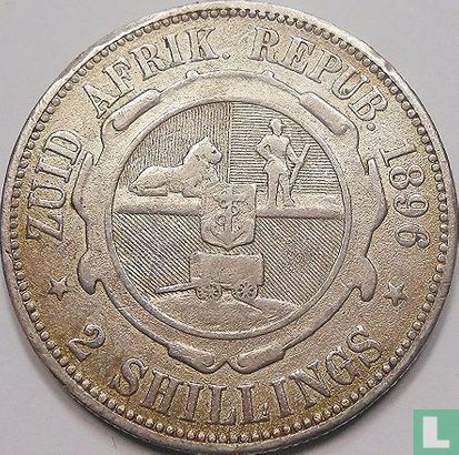 Afrique du Sud 2 shillings 1896 - Image 1