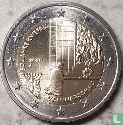 Allemagne 2 euro 2020 (J) "50 years Warsaw Genuflection" - Image 1