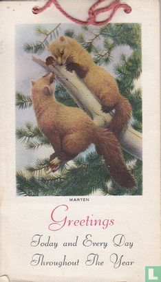 1953 Calendar - Wild Animals  - Bild 2