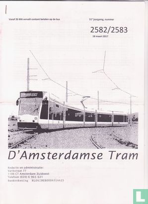 D' Amsterdamse Tram 2582 /2583 - Afbeelding 1