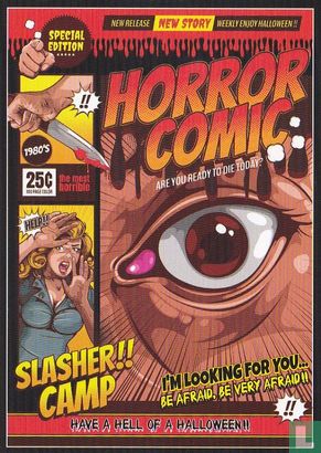 B200116 - Halloween "Horror Comic" - Afbeelding 1