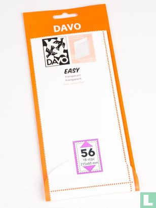 Davo Easy stroken transparant T56 (215 x 60mm) 18 stuks - Afbeelding 1
