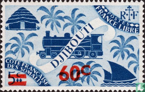 Djibouti, with surcharge