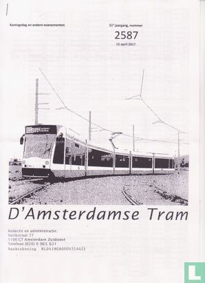 D' Amsterdamse Tram 2587 - Afbeelding 1