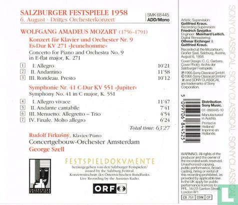 Mozart: Symphony No. 41 "Jupiter" / Pianoconcerto K.271 "Jeunehomme" - Image 2