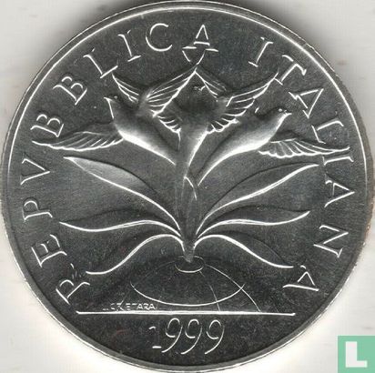 Italië 5000 lire 1999 "Solidarity" - Afbeelding 1