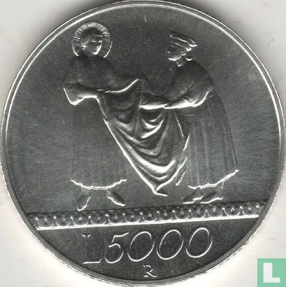 Italie 5000 lire 1999 "Solidarity" - Image 2
