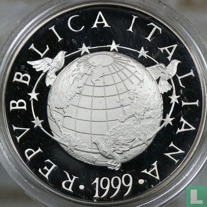 Italië 5000 lire 1999 (PROOF) "Earth" - Afbeelding 1