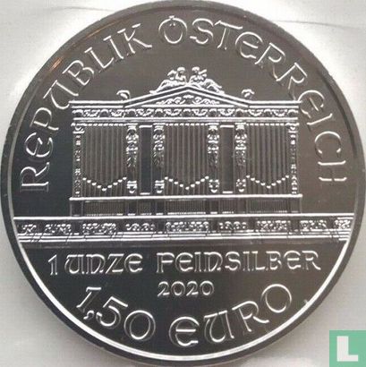 Oostenrijk 1½ euro 2020 "Wiener Philharmoniker" - Afbeelding 1