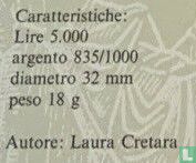 Italie 5000 lire 1999 "Earth" - Image 3