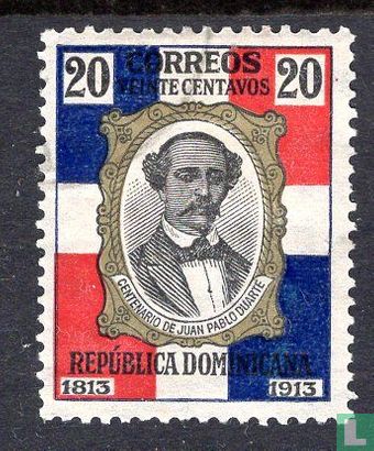 100. Geburtstag von Juan Pablo Duarte 