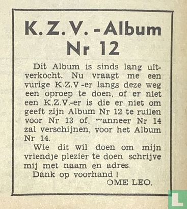 Een nieuw KZV - album (12) (uitverkocht) - Image 1