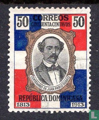 100. Geburtstag von Juan Pablo Duarte
