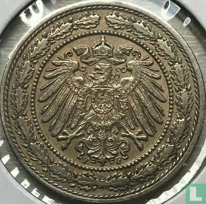 German Empire 20 pfennig 1892 (F) - Image 2