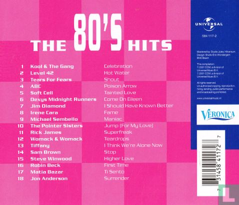 Veronica The 80's Hits - Image 2