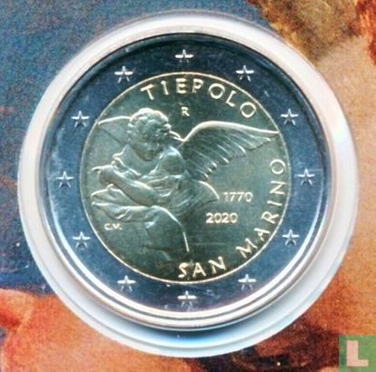 San Marino 2 euro 2020 (folder) "250th anniversary Death of Giambattista Tiepolo" - Afbeelding 3