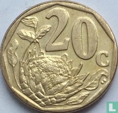 Afrique du Sud 20 cents 2015 - Image 2