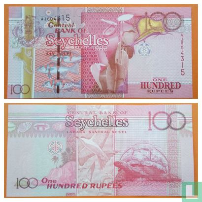 Seychelles 100 rupees 2011