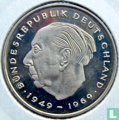 Deutschland 2 Mark 1974 (F - Theodor Heuss) - Bild 2