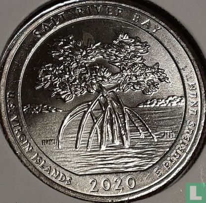 Verenigde Staten ¼ dollar 2020 (D) "Salt River Bay National Historical Park" - Afbeelding 1