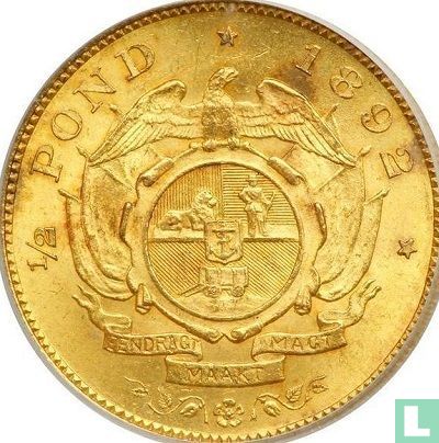 Afrique du Sud ½ pond 1892 - Image 1