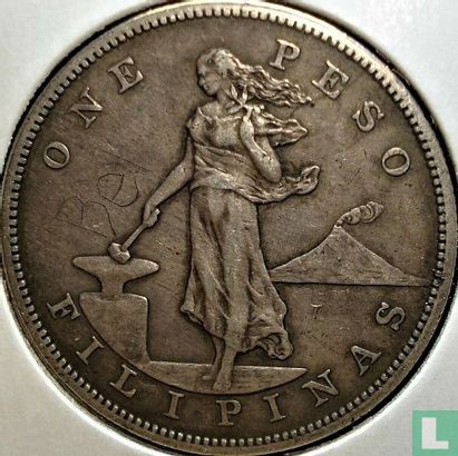 Philippines 1 peso 1903 (S) - Image 2