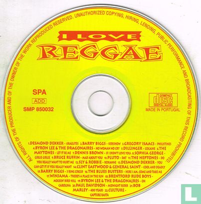 I Love Reggae - Afbeelding 3