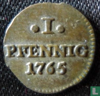 Saxony-Albertine 1 pfennig 1765 - Image 1