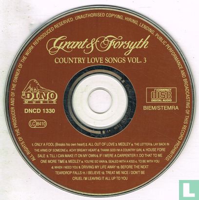 Country Love Songs Vol. 3 - Image 3