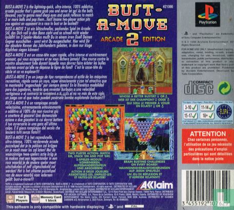 Bust-a-Move 2 Arcade Edition - Platinum - Bild 2