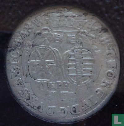 Saksen-Albertine 1/12 thaler 1694 (EPH - type 1) - Afbeelding 2