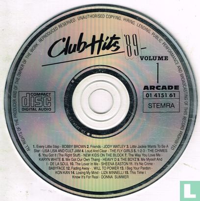 Club Hits '89 Volume 1 - Afbeelding 3