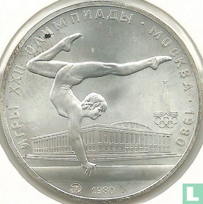 Rusland 5 roebels 1980 (MMD) "Summer Olympics in Moscow - Gymnastics" - Afbeelding 1