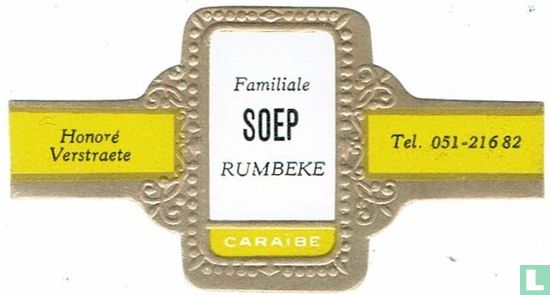 Familiale Soep Rumbeke - Honoré Verstraete - Tel. 051-21682 - Image 1