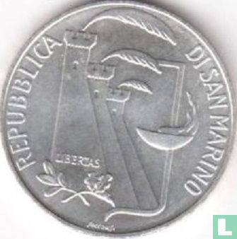 San Marino 500 Lire 1988 "Winter Olympics in Calgary" - Bild 2