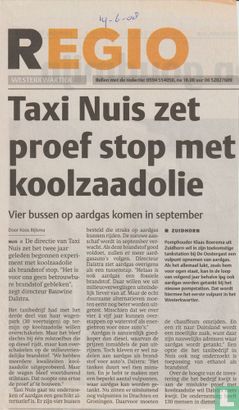 Taxi Nuis zet proef stop met koolzaadolie