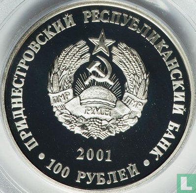 Transnistrie 100 roubles 2001 (BE) "Lev Berg" - Image 1