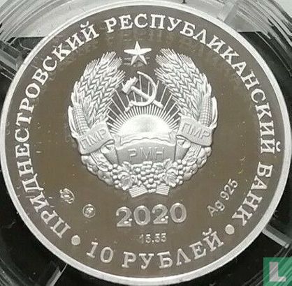 Transnistria 10 rubles 2020 (PROOFLIKE) "Handball" - Image 1