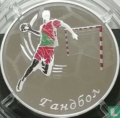 Transnistrien 10 Rubel 2020 (PROOFLIKE) "Handball" - Bild 2