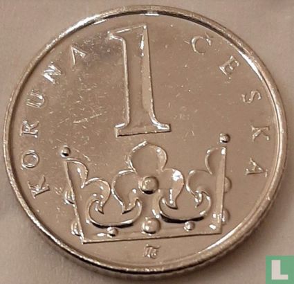 Czech Republic 1 koruna 2019 - Image 2