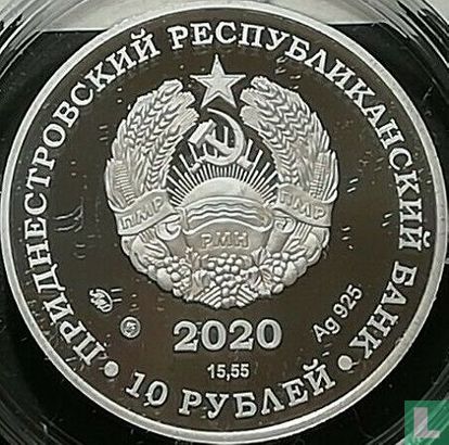 Transnistrie 10 roubles 2020 (PROOFLIKE) "75 years of the Great Victory" - Image 1